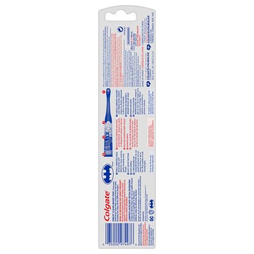 Colgate Kids Battery Powered Toothbrush, Batman, Extra Soft Toothbrush, Ages 3 And Up, 1 Pack , Colors May Vary