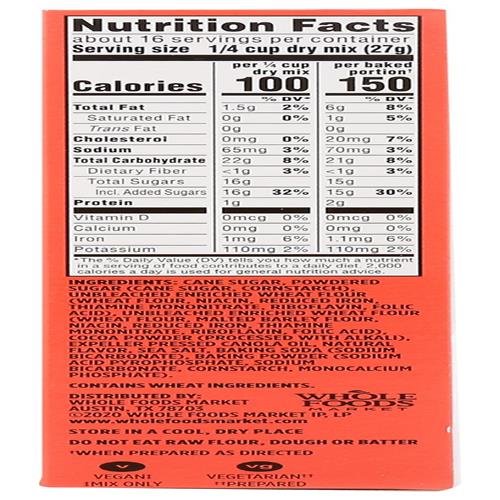 Whole Foods Market, Chocolate Fudge Brownie Mix, 15 Ounce