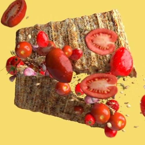 Triscuit Fire Roasted Tomato & Olive Oil Whole Grain Wheat Crackers, Lunch Snacks, Snack Crackers, 8.5 Oz