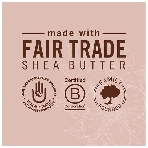 Sheamoisture Fair Trade Sulfate Free Coconut Hibiscus Curl & Style Milk With Silk Protein & Neem Oil For Thick, Defined, Curly Hair 8 Oz