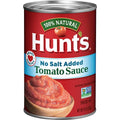 Hunts Tomato Sauce No Salt Added, 15 Oz