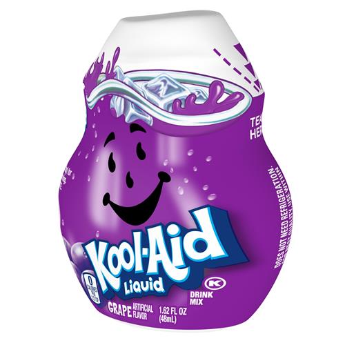 Kool-Aid Liquid Grape Artificially Flavored Soft Drink Mix, 1.62 Fl Oz Bottle