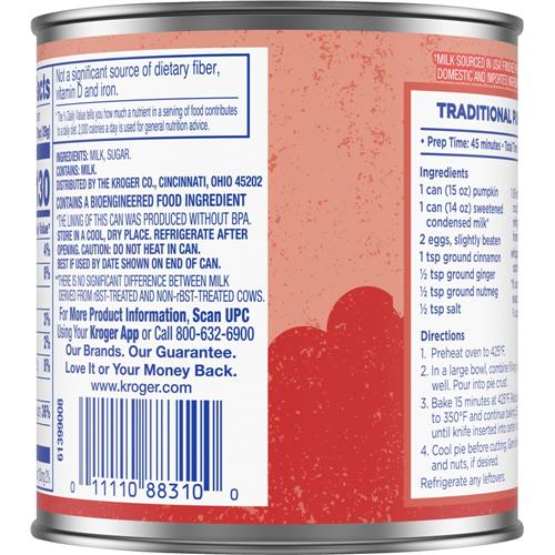 Kroger Sweetened Condensed Milk 14 oz