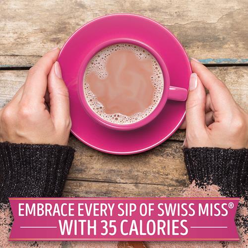 Swiss Miss Reduced Calorie Milk Chocolate Flavored Hot Cocoa Mix, 8 Count Hot Cocoa Mix Packets
