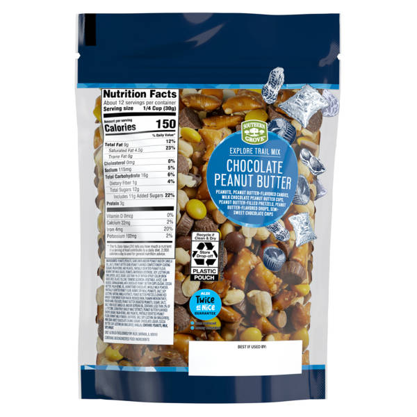 Southern Grove Chocolate Peanut Butter Trail Mix, 13 oz