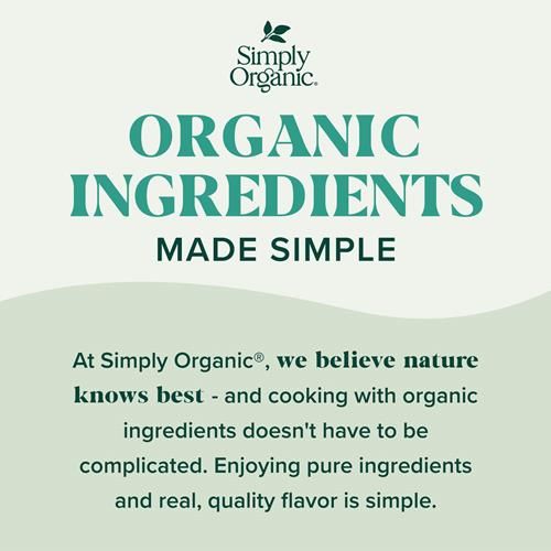 Simply Organic Ground Coriander Seed, 2.29-Ounce, Rich, Warm Earthy Yet Fruity Flavor, Bright Aroma, Slight Citrus Undertones