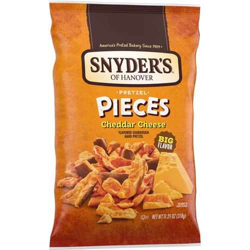 Snyders Of Hanover Pretzel Pieces, Cheddar Cheese, 11.25 Oz
