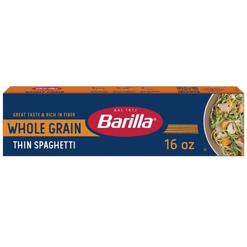 Barilla Whole Grain Pasta Thin Spaghetti, 16 Oz
