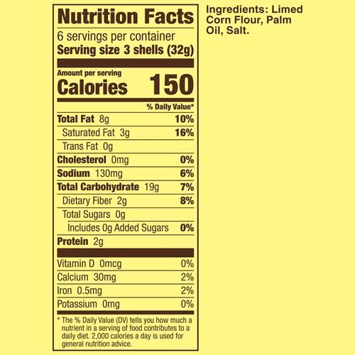 Old El Paso Crunchy Taco Shells, Gluten-Free, 18 Ct., 6.89 Oz