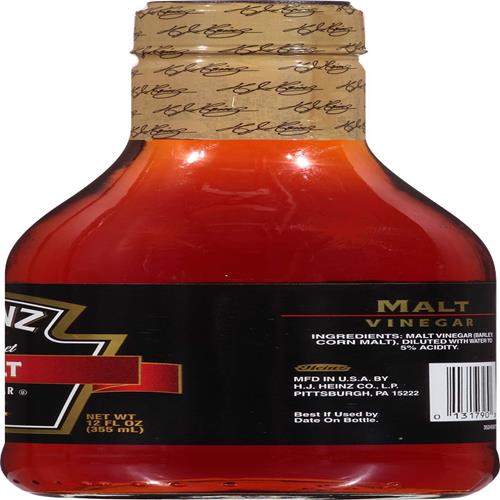 Heinz Gourmet Malt, Vinegar, 12 Fl Oz