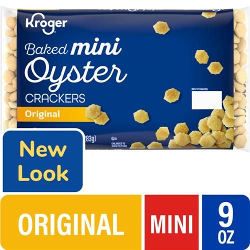 Kroger Mini Oyster Crackers 10 oz