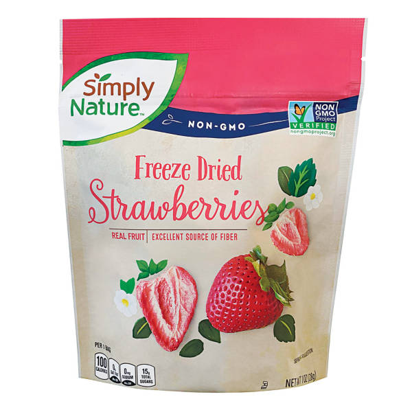 Simply Nature Freeze Dried Strawberries, 1 oz