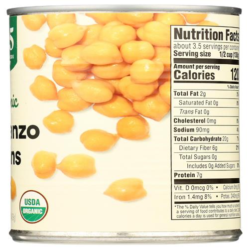 Whole Foods Market, Organic Garbanzo Beans, 15.5 Oz