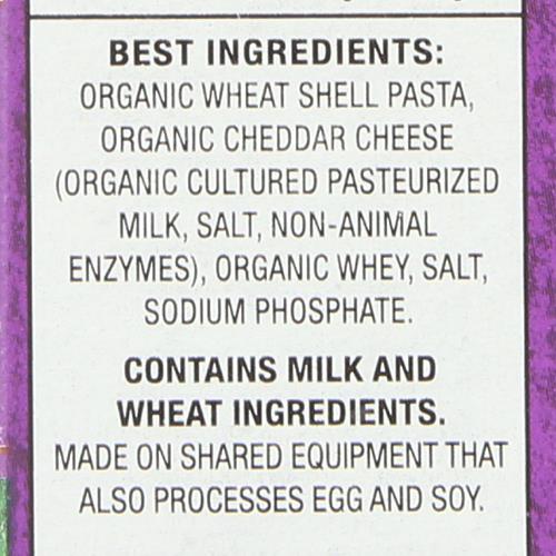 Annies Homegrown Macaroni And Cheese Shell White Cheddar, 6 Oz
