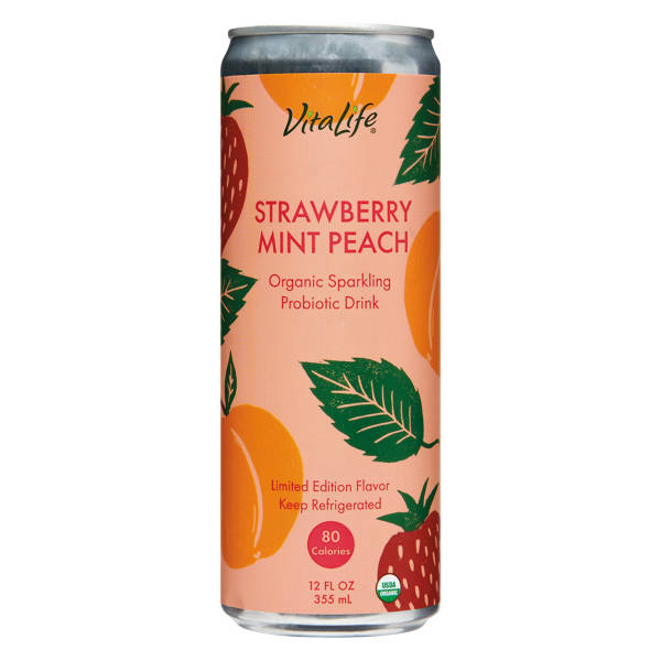 VitaLife Strawberry Mint  Probiotic Spritzer, 12 fl oz
