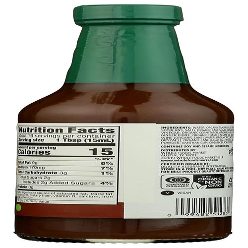 Whole Foods Market, Organic Stir-Fry Cooking Sauce, 10 Ounce