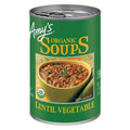 Amy’S Soup, Vegan Lentil Vegetable Soup, Gluten Free, Made With Organic Celery, Carrots, Potatoes And Spinach, Canned Soup, 14.5 Oz