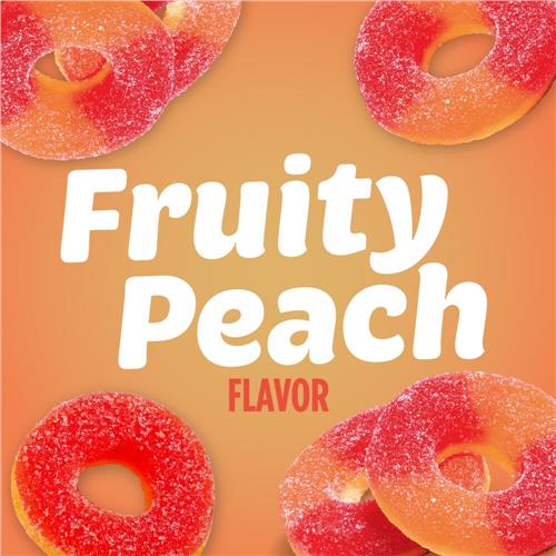 Kroger Peach Gummi Rings Candy Bag 6 oz