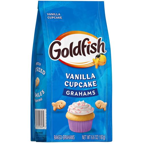 Pepperidge Farm Goldfish Grahams Vanilla Cupcake Baked Grahams, 6.6 Oz Bag