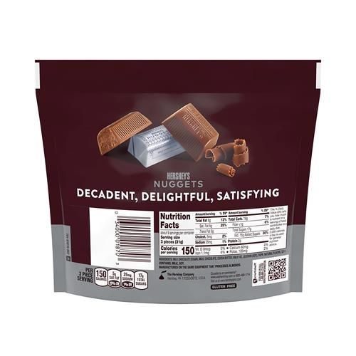 Hersheys Nuggets Milk Chocolate Candy Share Pack, 10.2 Oz