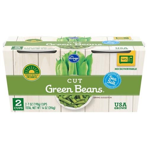 Kroger Cut Green Beans 2 ct / 7 oz