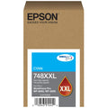 New, Pre-Owned - Epson 748XXL DURABrite Pro Extra High-Yield Cyan Ink Cartridge, T748XXL220