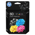 New, Pre-Owned - HP 60 Black & Color Ink Cartridge-Combo Pack