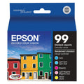 New, Pre-Owned - Epson T099 Cyan, Light Cyan, Magenta, Light Magenta & Yellow Ink Cartridges-5 Pack