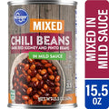 Kroger Mixed Chili Beans in Mild Sauce 15.5 oz