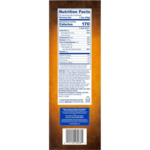Kroger Sweet & Salty Peanut Granola Bars 32 ct
