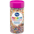 Kroger Rainbow Nonpareils Dessert Topping 3.75 oz