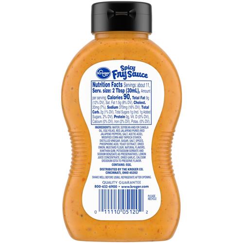 Kroger Spicy Fry Sauce 11 fl oz