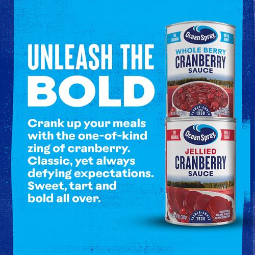 Ocean Spray Whole Berry Cranberry Sauce, 14 Ounce Can