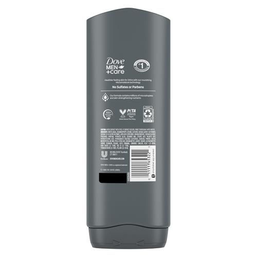 Dove Men+Care Body Wash Skin Defense 4 Count For Smooth And Hydrated Skin Care Effectively Washes Away Bacteria While Nourishing Your Skin, 18 Oz