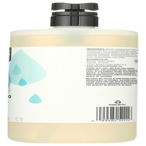 Whole Foods Market, Shampoo, Fragrance Free, 32 Fl Oz