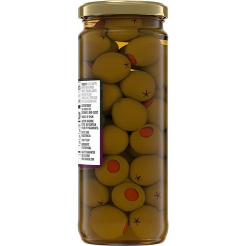 Kroger Queen Olives Stuffed with Pimiento 14 oz