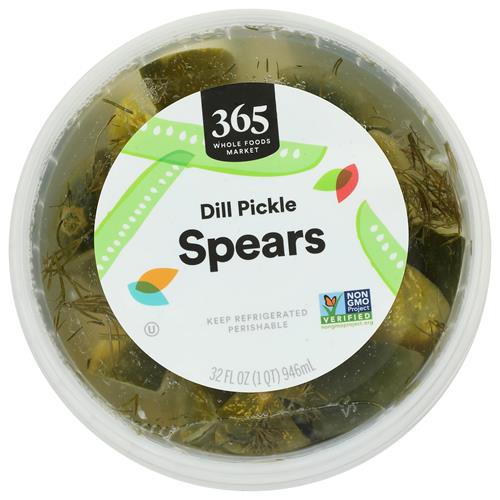 Whole Foods Market Dill Pickle Spears, 32 Ounce