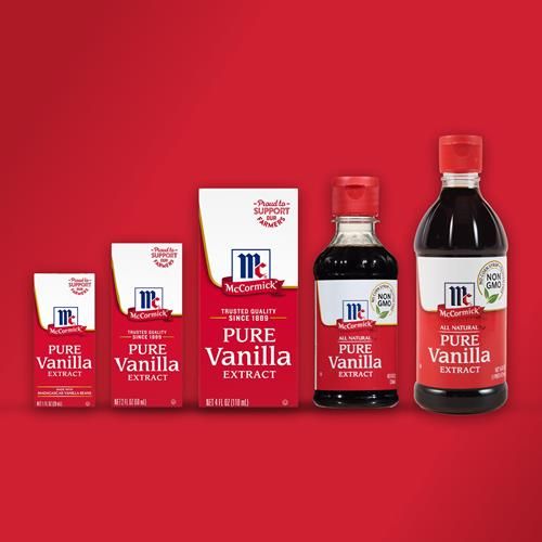 Mccormick All Natural Pure Vanilla Extract (Made With Madagascar Vanilla Beans), 8 Fl Oz
