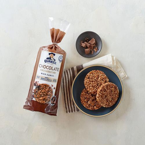 Quaker Rice Cakes Chocolate Crunch, 7.23 Oz