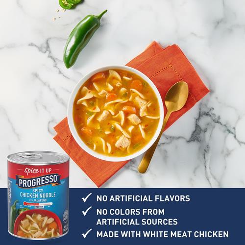Progresso Spicy Chicken Noodle Soup With Jalapeno, 18.5 Oz