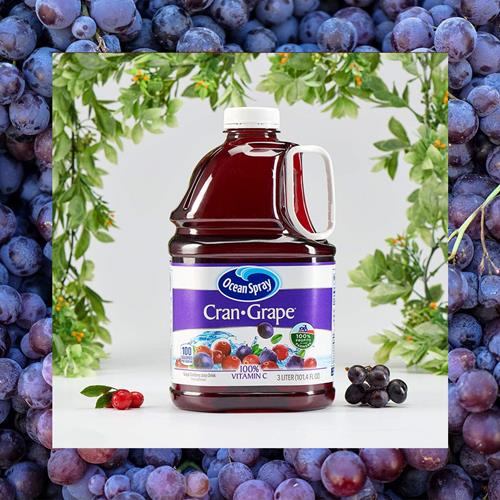 Ocean Spray Cran-Grape Cranberry Grape Juice Drink, 101.4 Fl Oz Bottle (Pack Of 1)