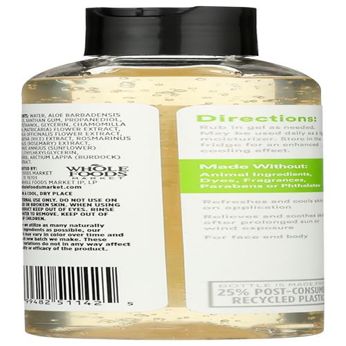 Whole Foods Market After Sun Gel With Aloe & Chamomile, 8 Fl Oz