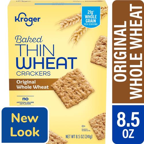 Kroger Original Whole Wheat Crisp Crackers 8.5 oz