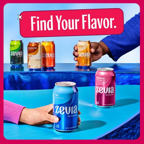 Zevia Zero Calorie Soda, Naturally Sweet, 12 Fl Oz (Pack Of 6)