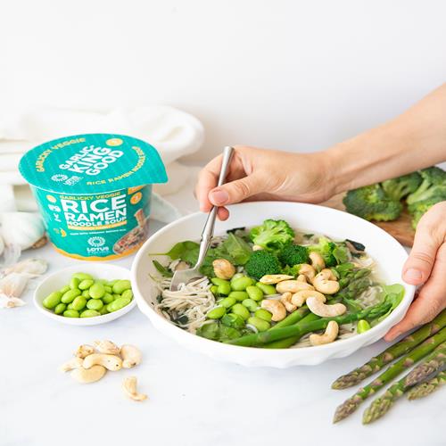 Lotus Foods Garlicky Veggie Rice Ramen Soup Cup, 1.94 Oz