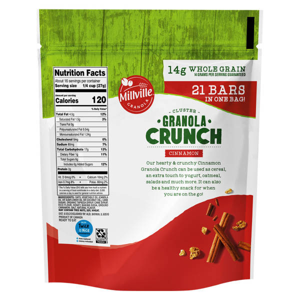 Millville Cinnamon Granola Crunch, 16 oz