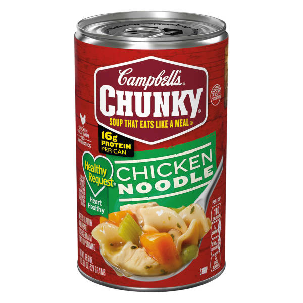 Campbell's Chunky Chicken Noodle Soup, 18.6 oz Can
