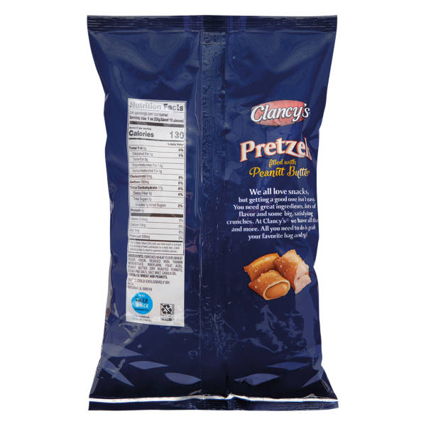 Clancy's Peanut Butter  Filled Pretzels, 24 oz