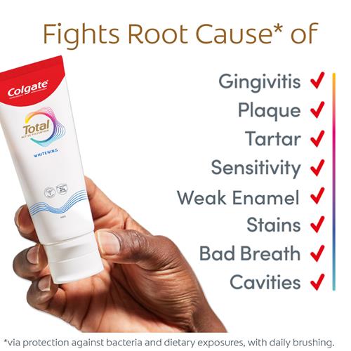 Colgate Total Whitening Toothpaste, 5.1 Oz Tube