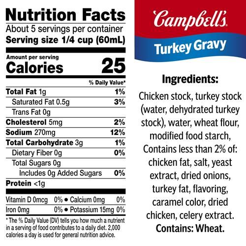 Campbell’S Turkey Gravy, 10.5 Oz Can